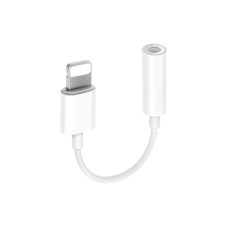 MOOGMAX Lightning Adapter - Dual Charger & Headphone Jack for iPhone, Compact & Durable Fabric, Fast Charging & Sound Transmission, Compatible with All Apple Lightning Devices