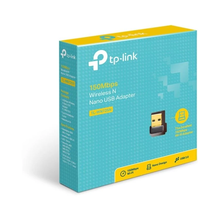 Tp-Link USB Wifi Adapter for Pc N150 Wireless Network Adapter for Desktop, Tl-WN725N