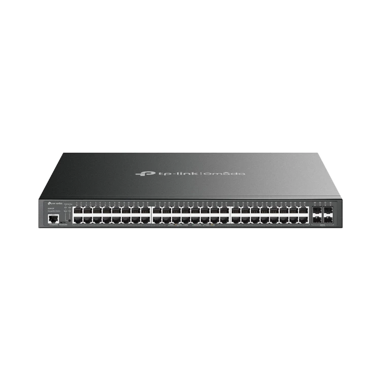TP-Link TL-SG3452P | 48 Port Gigabit L2+ Managed PoE Switch | 48 PoE+ Port @384W, 4 x SFP Slots | PoE Auto Recovery | Omada SDN Integrated | IPv6 | Static Routing | Limited Lifetime Protection