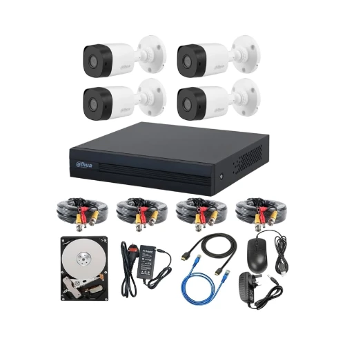 Dahua Technologies 1080p HD Outdoor 4 Channel 1TB P1/Night Vision/Waterproof/iOS...