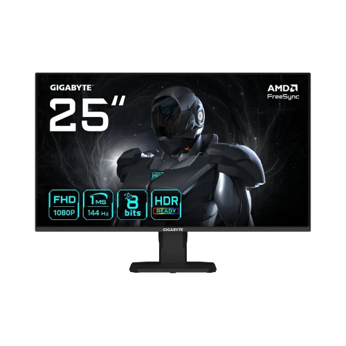 GIGABYTE GS25F2 Gaming Monitor 24.5" FHD 200Hz 1ms SS IPS, HDR10, Adaptive-Sync, 120% sRGB, HDMI/DP, Flicker-Free
