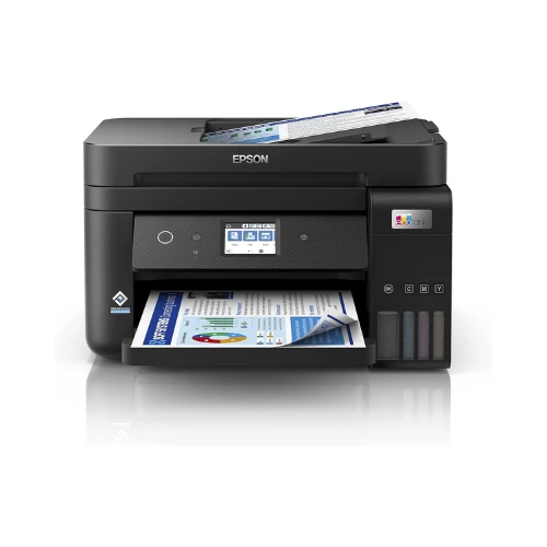 EPSON EcoTank L6290 Office ink tank printer A4 colour 4-in-1 printer with ADF, Wi-Fi and Smart Panel Connectivity and LCD screen