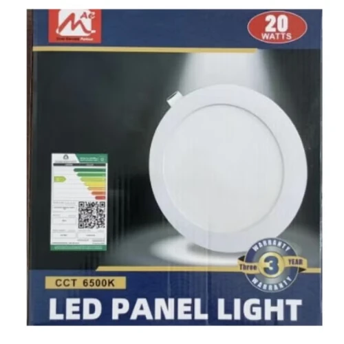 MAC AE-020CSLIM ROUND DECOR PANEL White LIGHT 20W20CM