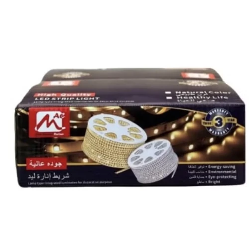 MAC LED Strip Light - 50m Roll - White Light - Transparent and Flat Surface (AG3535-120N)