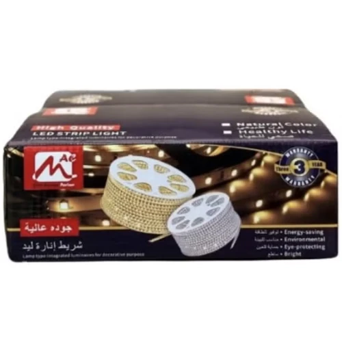 MAC LED Strip Light - 50m Roll - Off White Light - Transparent and Flat Surface (AG2835-120NB)