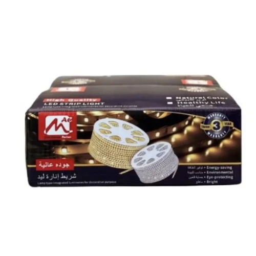 MAC LED Strip Light - 50m Roll - Yellow Light - Transparent and Flat Surface (AG2835-120NA)