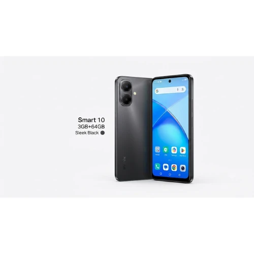 Infinix Smart 10 3GB+ 64 GB Sleek Black
