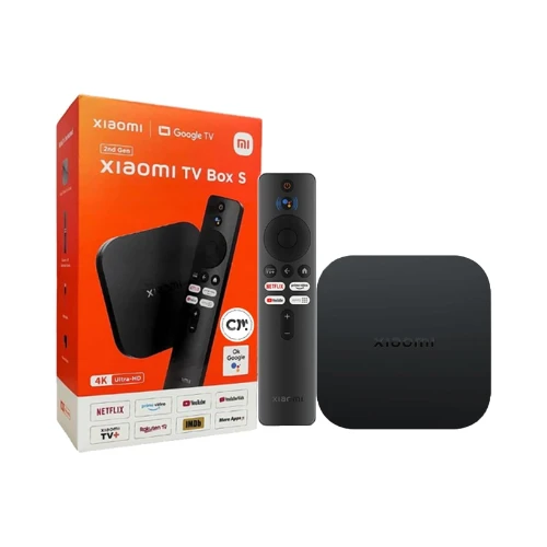 Xiaomi Box S (2nd Gen) 4K UHD 2023 Google TV Box Streaming Media Player with 2GB RAM 8GB ROM, Dual 2.4G/5G WiFi, Bluetooth 5.2, Dolby Audio, DTS-HD, Dolby Vision, HDR10+